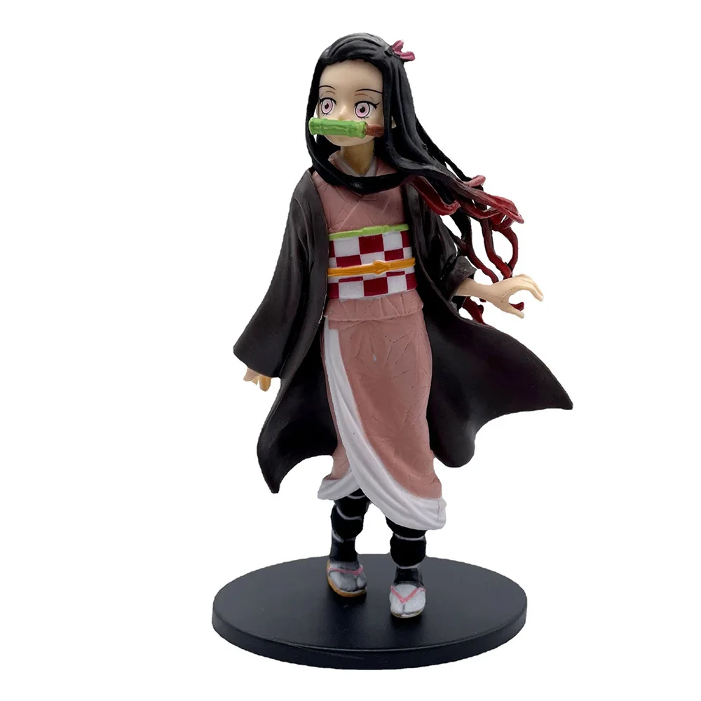 Nezuko Anime 16cm Demon Slayer Figure Kamado Tanjirou Action Figures PVC Model Toys Zenitsu Figurine Inosuke Kimetsu No Yaiba
Nezuko Anime 16cm Demon Slayer Figure Kamado Tanjirou Action Figures PVC Model Toys Zenitsu Figurine Inosuke Kimetsu No Yaiba