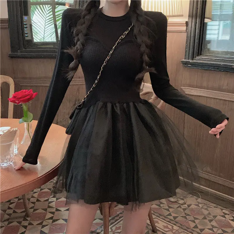 Черное сексуальное платье с длинным рукавом, весна, Harajuku, трапециевидные платья, женская одежда, женские вечерние платья, корейская мода, пл...
Черное сексуальное платье с длинным рукавом, весна, Harajuku, трапециевидные платья, женская одежда, женские вечерние платья, корейская мода, пл...