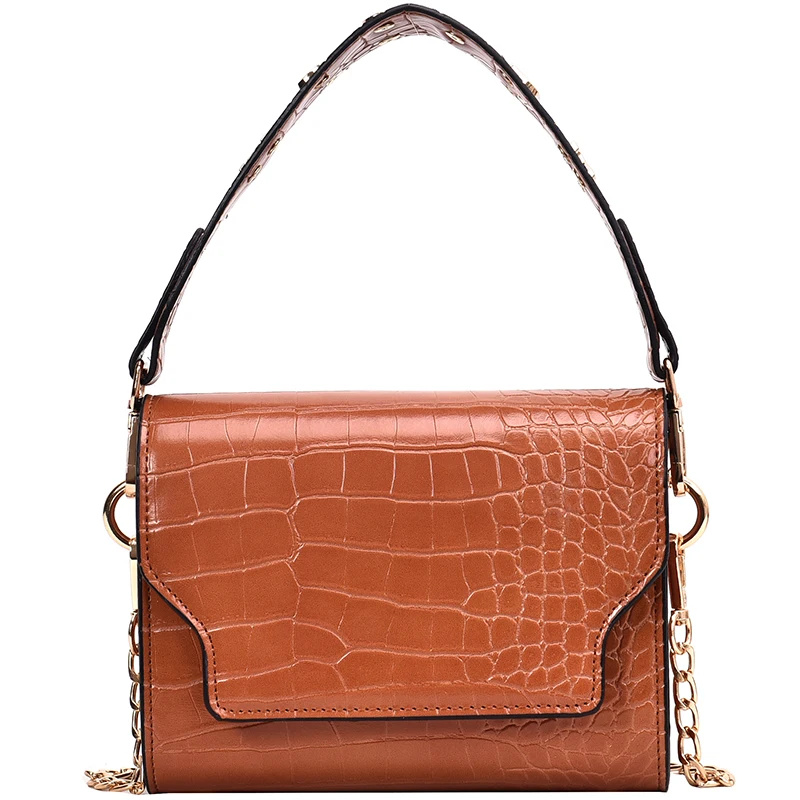 Bag Black Bolsos Shoulder Bags PU Flap Crocodile Pattern Crossbody Bag With Chain For Women 2020 sac Femme
Bag Black Bolsos Shoulder Bags PU Flap Crocodile Pattern Crossbody Bag With Chain For Women 2020 sac Femme