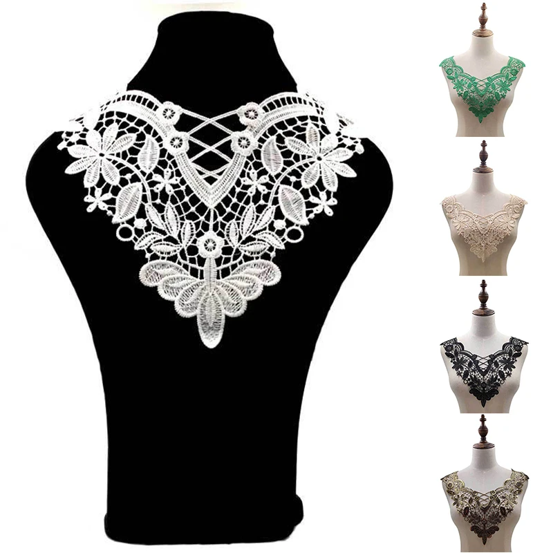 5 Colors High Quality White Lace Fabric Embroidered Applique DIY Dress Clothes Neckline for Lace Fabric Sewing Supplies 41*32cm
5 Colors High Quality White Lace Fabric Embroidered Applique DIY Dress Clothes Neckline for Lace Fabric Sewing Supplies 41*32cm