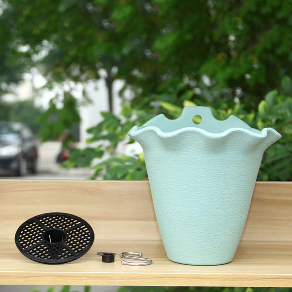 Ruffled Edge Pot Flower Pots Resin Corrosion-resistants Durable Plastic Wall-mounted Flowerpot
Ruffled Edge Pot Flower Pots Resin Corrosion-resistants Durable Plastic Wall-mounted Flowerpot