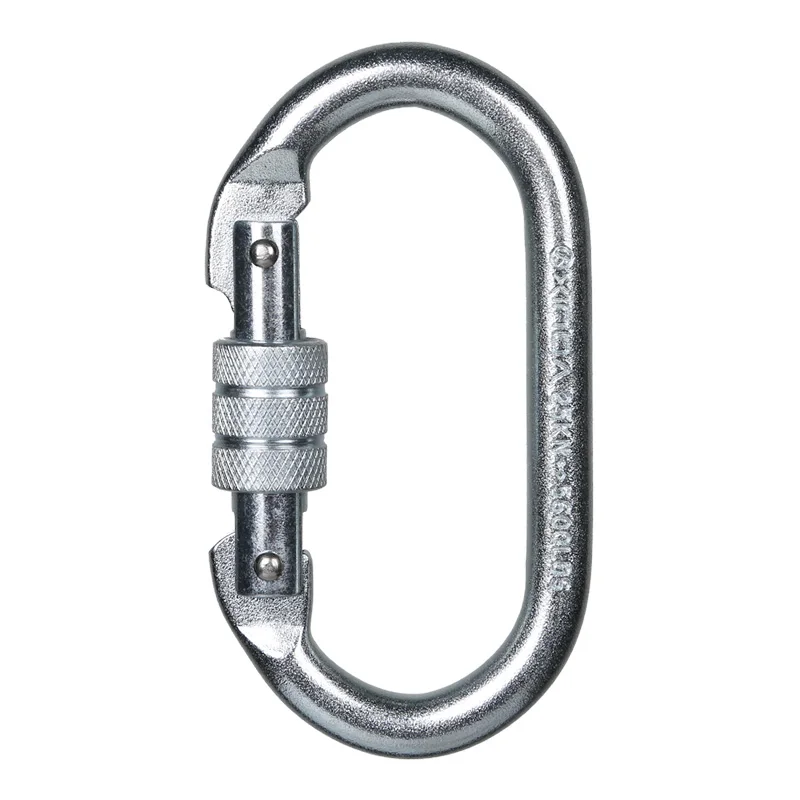 Heavy Duty 25KN Outdoor Rock Climbing Carabiner Alloy Steel Safety Camping Hiking Survival Kit Escalada Equipamento
Heavy Duty 25KN Outdoor Rock Climbing Carabiner Alloy Steel Safety Camping Hiking Survival Kit Escalada Equipamento