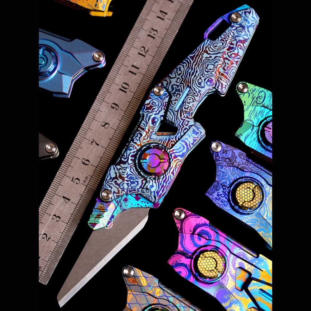 Титановый универсальный нож TC4, складной нож для бумаги, открывалка для писем, нож для бумаги s Открыватель коробок, Сменное лезвие, тяжелые и... 
Титановый универсальный нож TC4, складной нож для бумаги, открывалка для писем, нож для бумаги s Открыватель коробок, Сменное лезвие, тяжелые и...