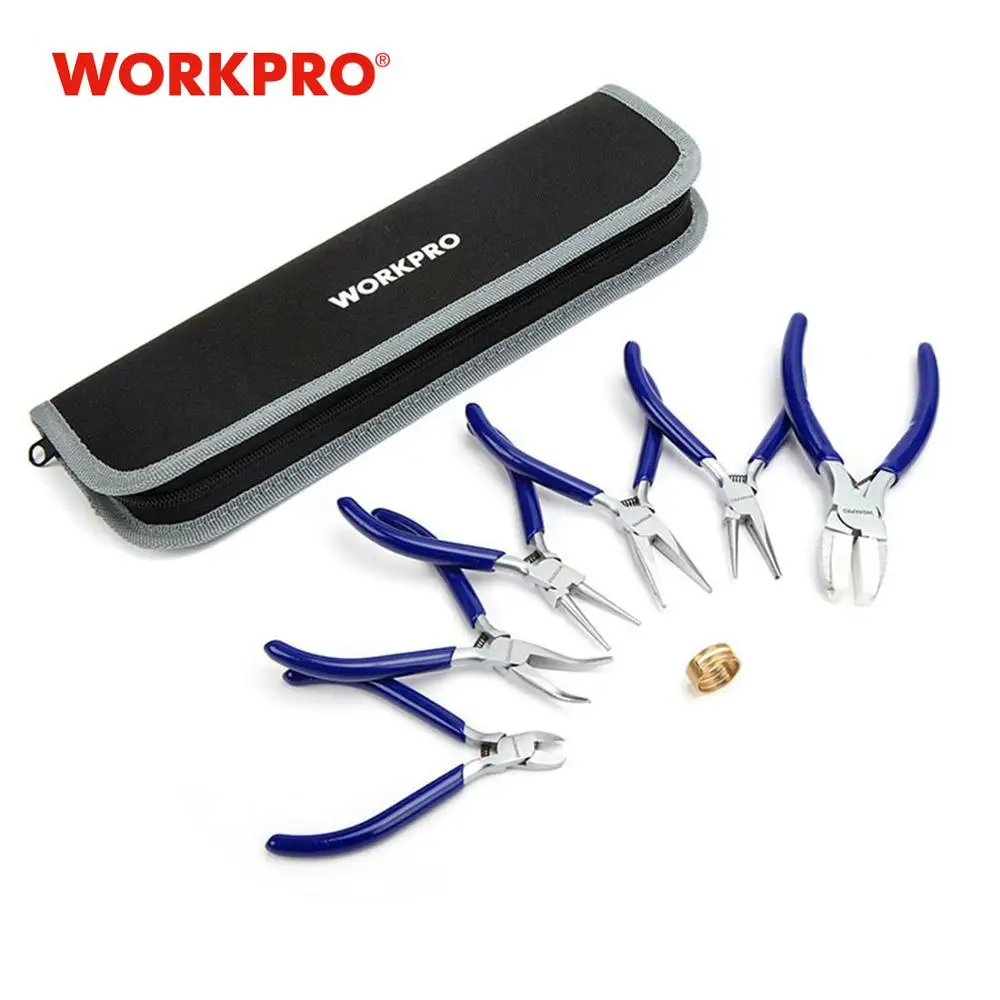 WORKPRO New 7PC Jewelry Pliers Mini Pliers Set Jewelry Repair Tools 
WORKPRO New 7PC Jewelry Pliers Mini Pliers Set Jewelry Repair Tools