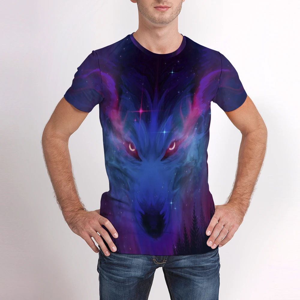 Men's and women's T-shirts wolf printed T-shirt soft shirt 3D Print casual loose T-shirt men's street sportswear
Men's and women's T-shirts wolf printed T-shirt soft shirt 3D Print casual loose T-shirt men's street sportswear
