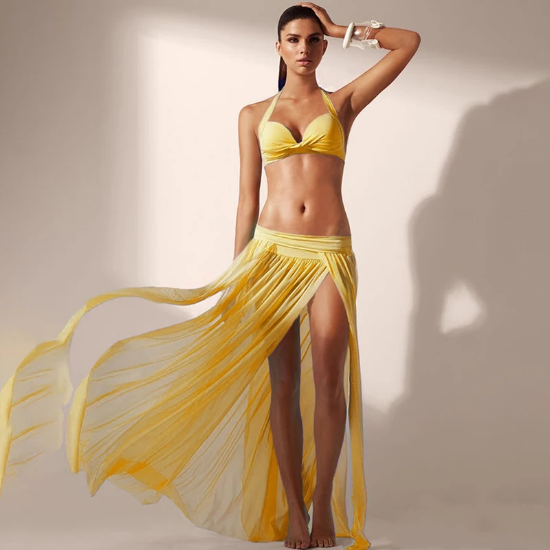 Sexy Side Slit Beach Skirt Fashion Solid Color Women's Skirt Summer Long Beach Maxi Dropped Net Yarn Female Skirt
Sexy Side Slit Beach Skirt Fashion Solid Color Women's Skirt Summer Long Beach Maxi Dropped Net Yarn Female Skirt