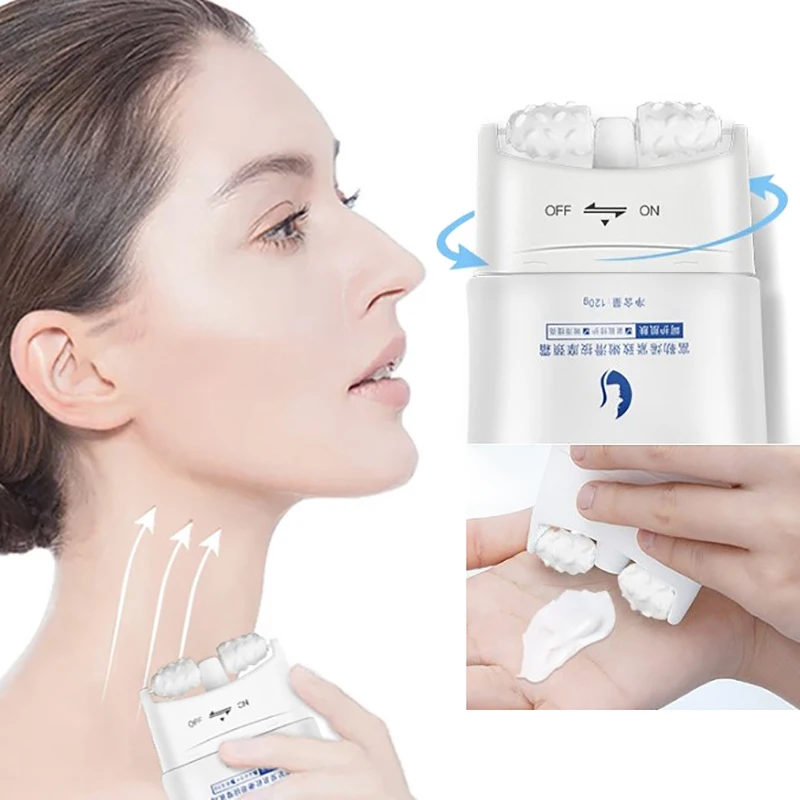 120g Beauty Neck Cream Double Scroll Wheel Reduce Neck Wrinkles Lifting Firming V-shaped Massage Witch Hazel Neck Fullerene Care
120g Beauty Neck Cream Double Scroll Wheel Reduce Neck Wrinkles Lifting Firming V-shaped Massage Witch Hazel Neck Fullerene Care