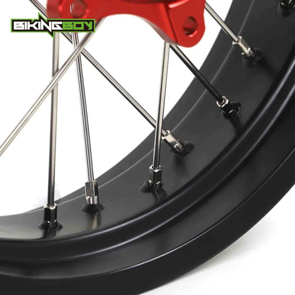 BIKINGBOY 17" Supermoto Front Rear Wheels Rims Hubs For Honda CRF 250 L 2013 2014 2015 2016 2017 2018 CRF250L 13-18
BIKINGBOY 17" Supermoto Front Rear Wheels Rims Hubs For Honda CRF 250 L 2013 2014 2015 2016 2017 2018 CRF250L 13-18