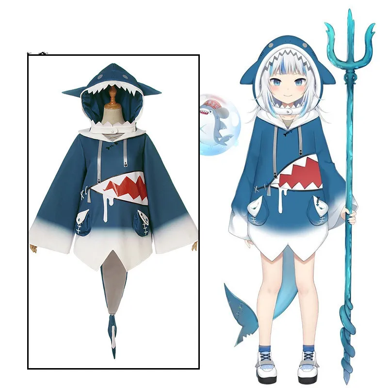 Anime Hololive Vtuber Virtual Anchor Gawr Gura Cosplay Costume Wig Material With Air Layer Print Suitable For Various Occasions
Anime Hololive Vtuber Virtual Anchor Gawr Gura Cosplay Costume Wig Material With Air Layer Print Suitable For Various Occasions