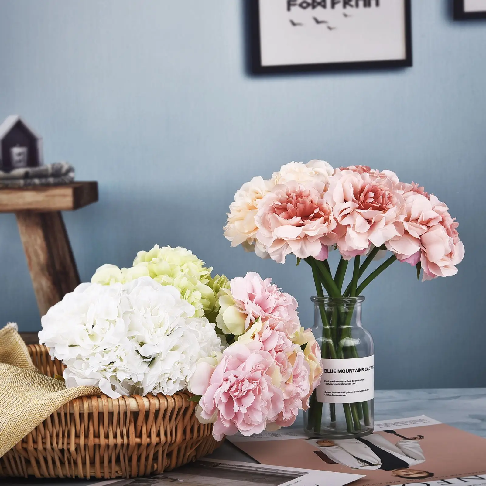 Silk Artificial Peony Bouquet Wedding Party Decoration Bride Holding Fake Flower DIY Handmade Wreath Home Desk Decor Short Prop
Silk Artificial Peony Bouquet Wedding Party Decoration Bride Holding Fake Flower DIY Handmade Wreath Home Desk Decor Short Prop
