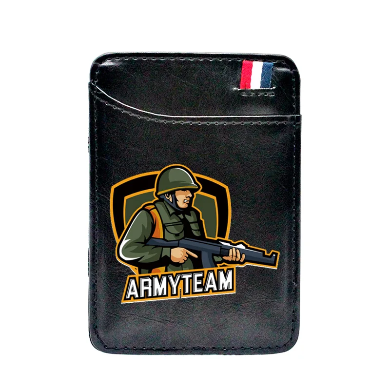 Classic Army Team Design Digital Printing Leather Magic Wallet Men Women кошельки Short Money Clips Credit Card Holder Purse
Classic Army Team Design Digital Printing Leather Magic Wallet Men Women кошельки Short Money Clips Credit Card Holder Purse