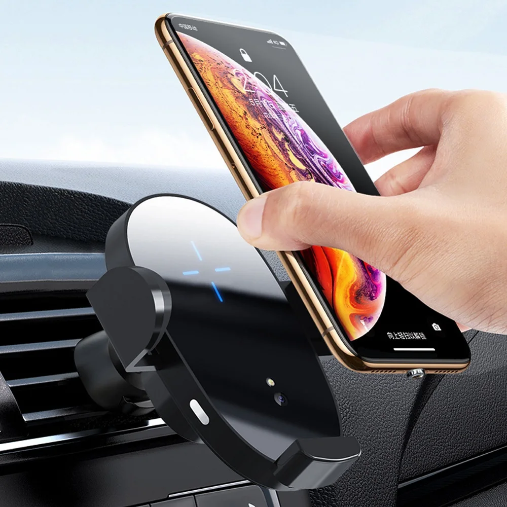 YOUXIU Automatic Clamping Car Wireless Charger for iPhone 11 Pro XR XS Huawei P30 Pro Phone holder Qi Phone car charger
YOUXIU Automatic Clamping Car Wireless Charger for iPhone 11 Pro XR XS Huawei P30 Pro Phone holder Qi Phone car charger