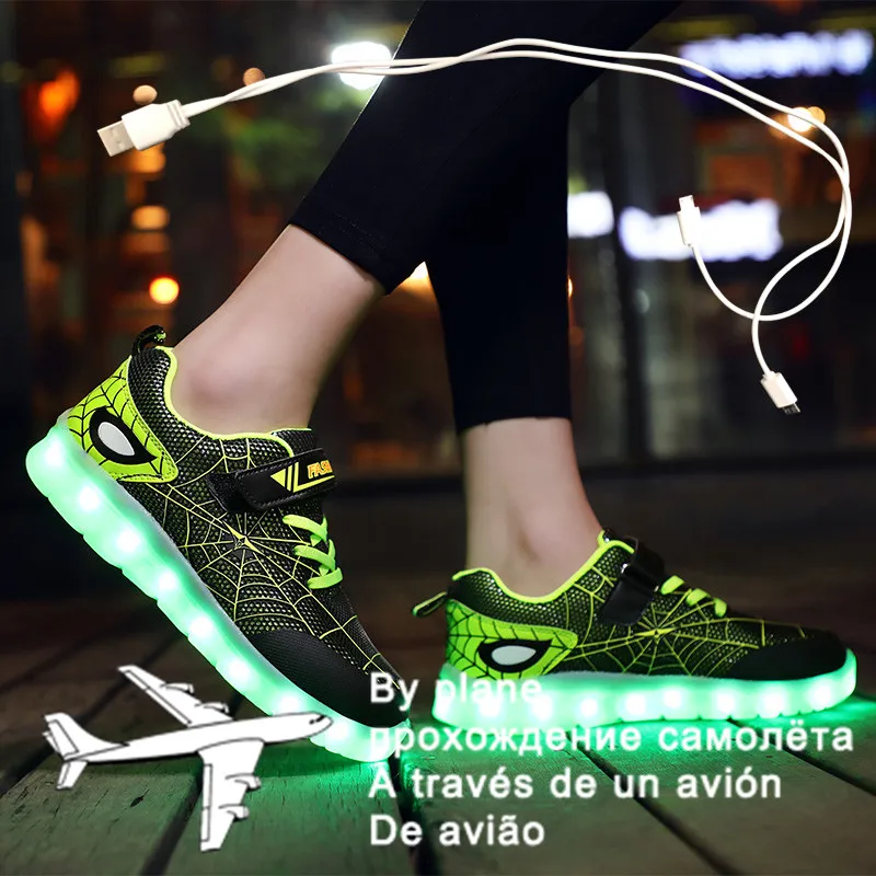 Size 26-37 Kids Led USB Recharge Glowing Shoes Children's Hook Loop Shoes Children's Glowing Sneakers Kids Led Luminous Shoes
Size 26-37 Kids Led USB Recharge Glowing Shoes Children's Hook Loop Shoes Children's Glowing Sneakers Kids Led Luminous Shoes