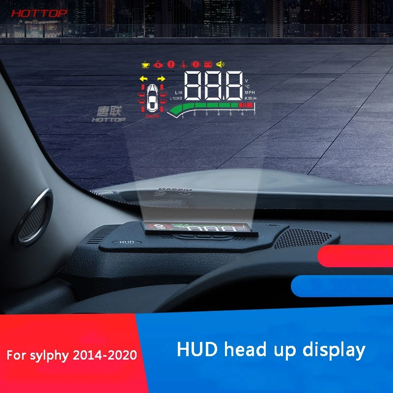 

Автомобильный проектор на лобовое стекло Hud для Nissan Sylphy 2019 2020 полнофункциональный экран для безопасного вождения Obd проектор на лобовое сте...