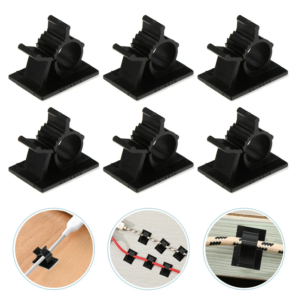1 Set 100Pcs Creative Cable Organizers Holders Magnetic Desktop Wire Keepers