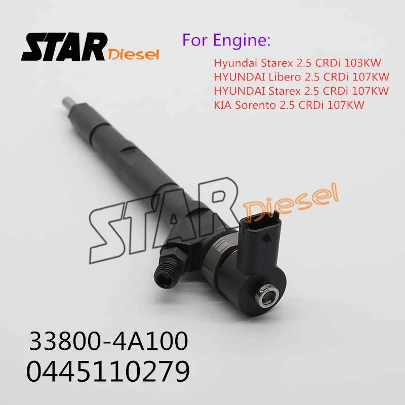 Автозапчасти STAR diesel 0445110279 33800-4A100 Commom Rail топливный инжектор 0445110186 0445110730 для KIA Sorento
Автозапчасти STAR diesel 0445110279 33800-4A100 Commom Rail топливный инжектор 0445110186 0445110730 для KIA Sorento