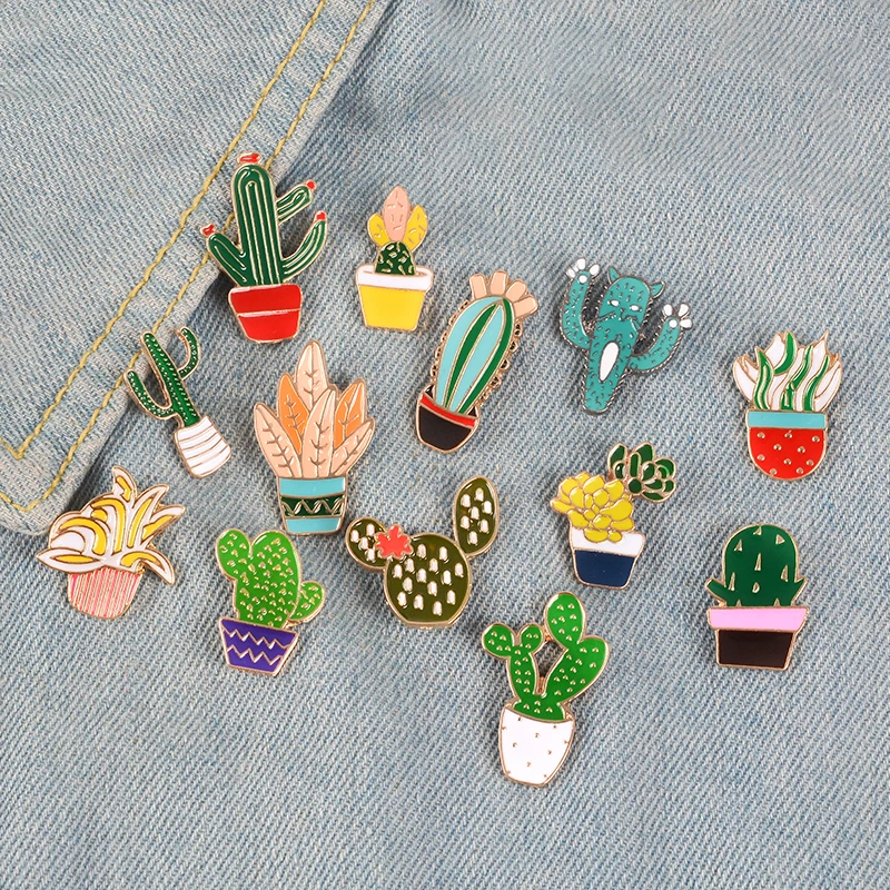 14Style Potted Plant Rainbow Enamel Pin Custom Cactus Cat Brooch Backpack Shirt Badge for Bag Lapel Fashion Cartoon Jewelry Kids
14Style Potted Plant Rainbow Enamel Pin Custom Cactus Cat Brooch Backpack Shirt Badge for Bag Lapel Fashion Cartoon Jewelry Kids