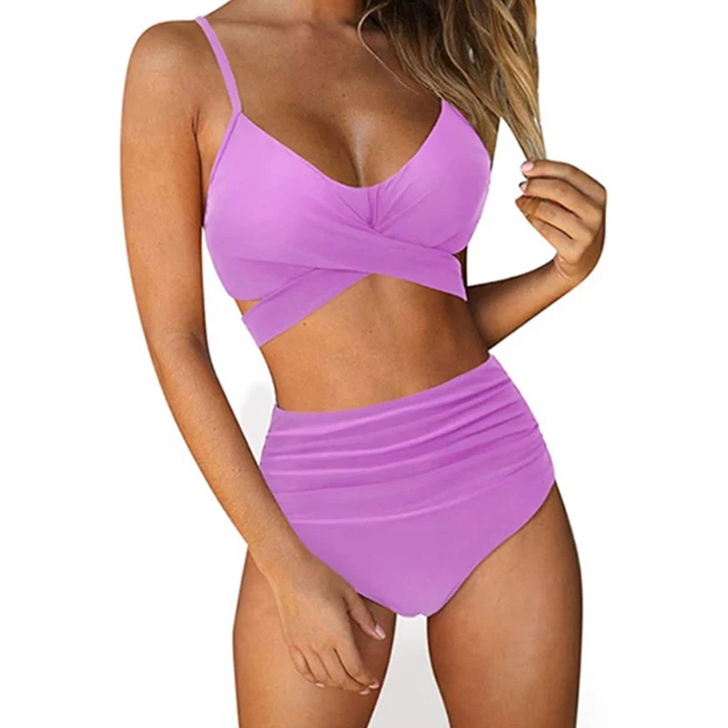 Women Sexy Bikini 2021 Summer Women's Cross High Waisted String Floral Printed 2 Piece Bathing Suit Beachwear Underwear 16 Color
Women Sexy Bikini 2021 Summer Women's Cross High Waisted String Floral Printed 2 Piece Bathing Suit Beachwear Underwear 16 Color