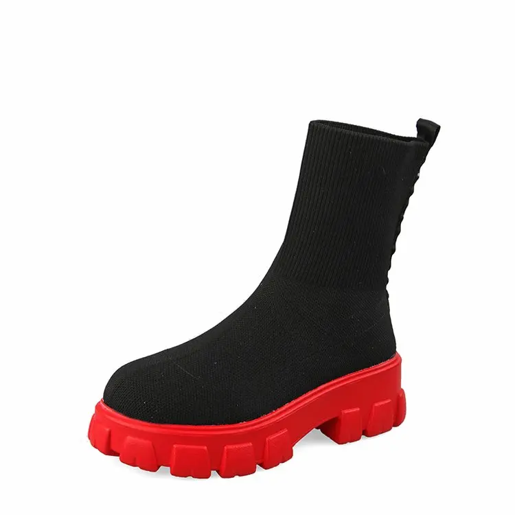 Women Platform Sock Boots 2021 Summer Autumn Ladies Mesh Breathable Ankle Boots Female Mid Heels Woman Comfort Shoes Plus Size
Women Platform Sock Boots 2021 Summer Autumn Ladies Mesh Breathable Ankle Boots Female Mid Heels Woman Comfort Shoes Plus Size
