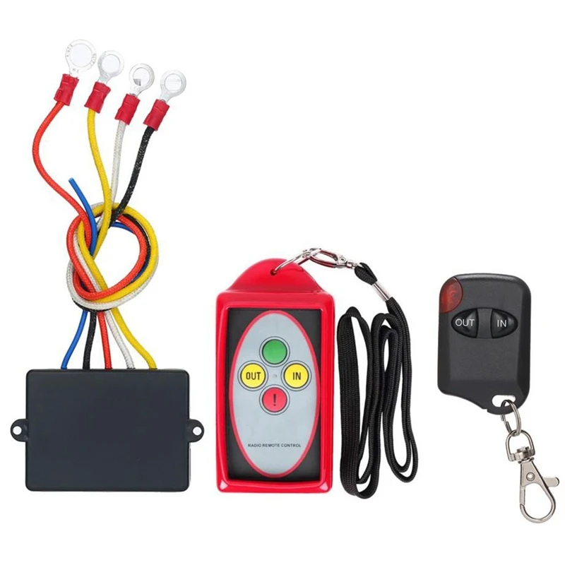 12V Winch Wireless Remote Control Switch Set ATV-HR Hand Remote for Jeep Truck ATV Waterproof
12V Winch Wireless Remote Control Switch Set ATV-HR Hand Remote for Jeep Truck ATV Waterproof