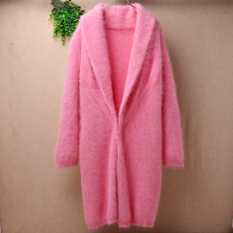 ladies women fashion sweet pink fuzzy mink cashmere knitted turn-down neck long sleeves loose cardigans angora fur jacket coat
ladies women fashion sweet pink fuzzy mink cashmere knitted turn-down neck long sleeves loose cardigans angora fur jacket coat