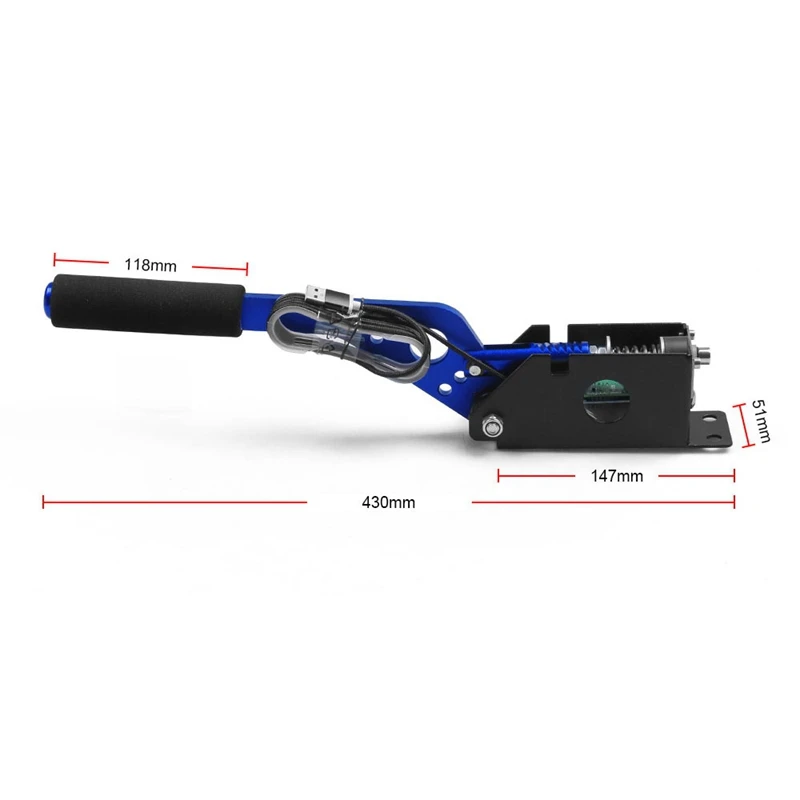SIM USB Ручной тормоз для гоночных игр G25/27/29 T500 FANATECOSW внедорожник черный цвет |