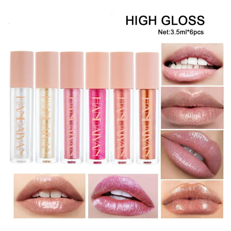 Moisturizing gloss lip gloss pearl liquid lip gloss moisturizing cosmetics 3.5 ml * 6
Moisturizing gloss lip gloss pearl liquid lip gloss moisturizing cosmetics 3.5 ml * 6