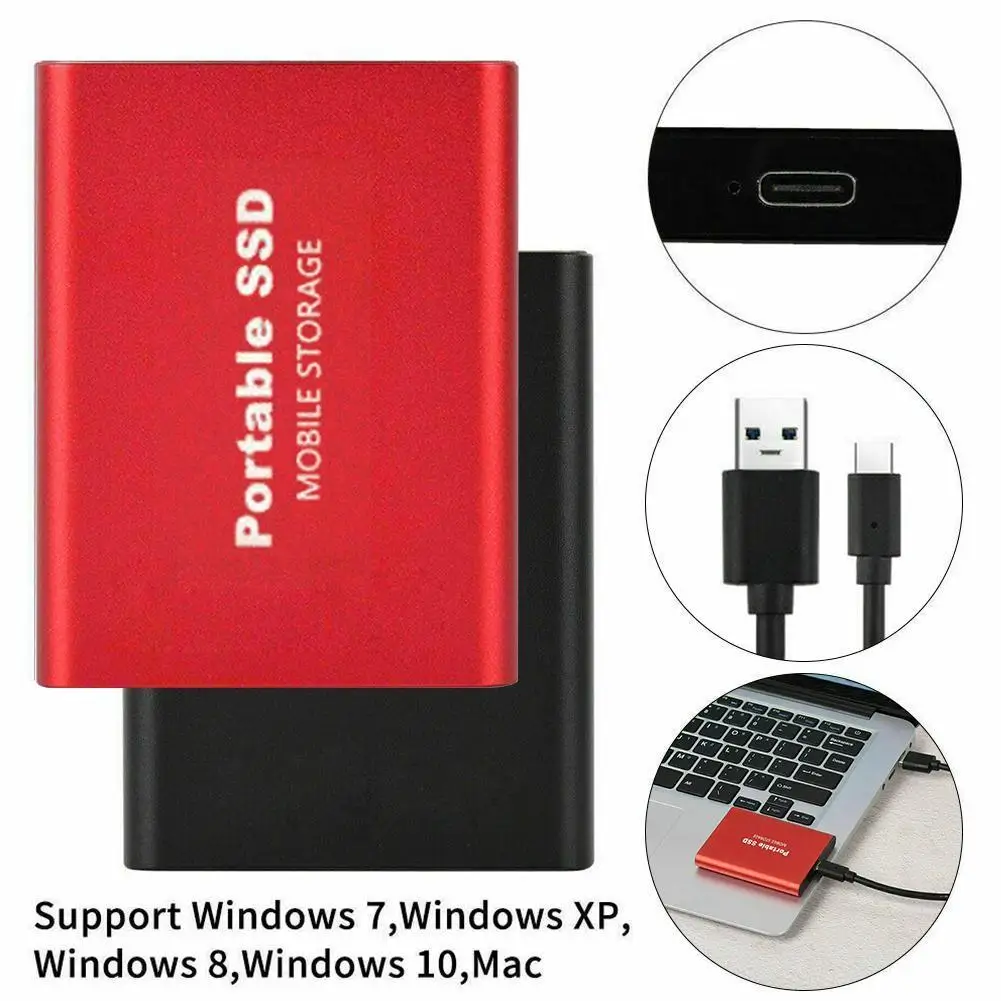 500G/1TB/2TB State Mobile Hard Drive Disk USB 3.1 /2.0 SSD Hard State For Laptop Portable Drive Desktop Mobile W6T3
500G/1TB/2TB State Mobile Hard Drive Disk USB 3.1 /2.0 SSD Hard State For Laptop Portable Drive Desktop Mobile W6T3