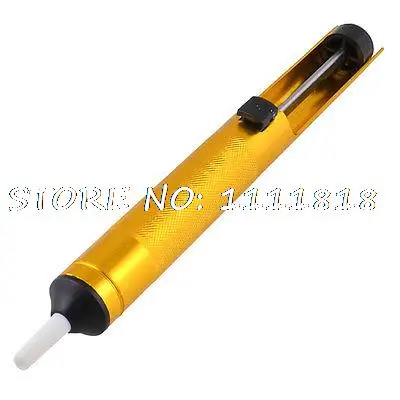 Отсос для удаления припоя в золотом цвете 
Отсос для удаления припоя в золотом цвете