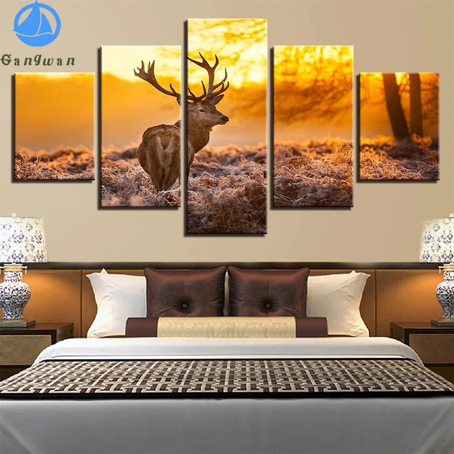 5D DIY Diamond Embroidery Sunset forest deer Picture Of Rhinestone Diamond Painting Cross Stitch Mosaic New Arrival Wall Art5Pcs
5D DIY Diamond Embroidery Sunset forest deer Picture Of Rhinestone Diamond Painting Cross Stitch Mosaic New Arrival Wall Art5Pcs