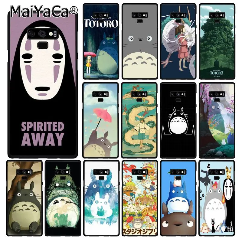 Милый чехол MaiYaCa с рисунком Тоторо из мультфильма Унесенные призраками для Samsung