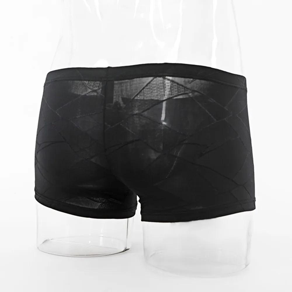 Mens Sexy Boxers Man Low-waisted Shorts Breathable Underwear Man Seamless Pouch Boxer Briefs Male Translucent Bikini Underpant
Mens Sexy Boxers Man Low-waisted Shorts Breathable Underwear Man Seamless Pouch Boxer Briefs Male Translucent Bikini Underpant