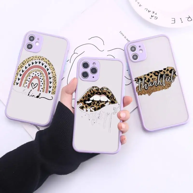 LOVE Leopard Phone Case Transparent Matte For IPhone 7 8 11 12 S Mini Pro X XS XR MAX Plus Cover Shell
LOVE Leopard Phone Case Transparent Matte For IPhone 7 8 11 12 S Mini Pro X XS XR MAX Plus Cover Shell