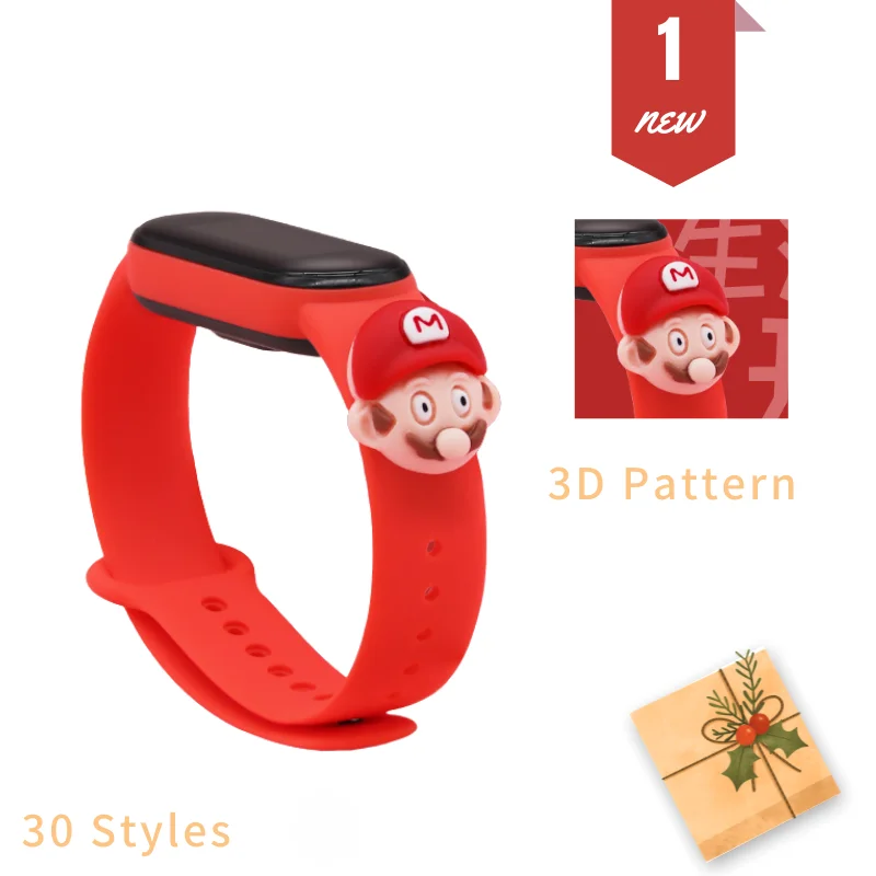 Ремешок для Mi Band 5 + рамка корпуса + застежка-петля для браслета с 3D рисунком из мультфильма подарок браслет для Xiaomi Mi Band 5 6
Ремешок для Mi Band 5 + рамка корпуса + застежка-петля для браслета с 3D рисунком из мультфильма подарок браслет для Xiaomi Mi Band 5 6