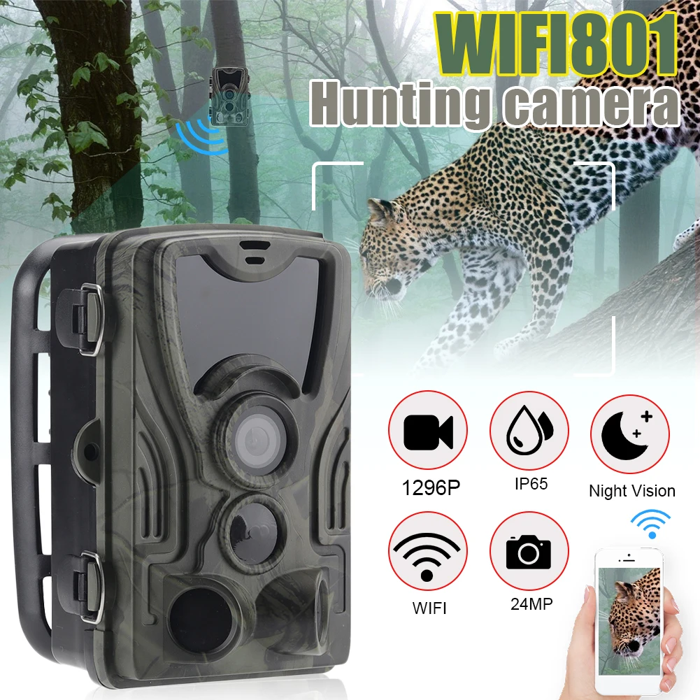 Wi-Fi охотничья фотоловушка с низким свечением, инфракрасная портативная 1296P HD Беспроводная видеокамера, водонепроницаемая уличная камера но...
Wi-Fi охотничья фотоловушка с низким свечением, инфракрасная портативная 1296P HD Беспроводная видеокамера, водонепроницаемая уличная камера но...