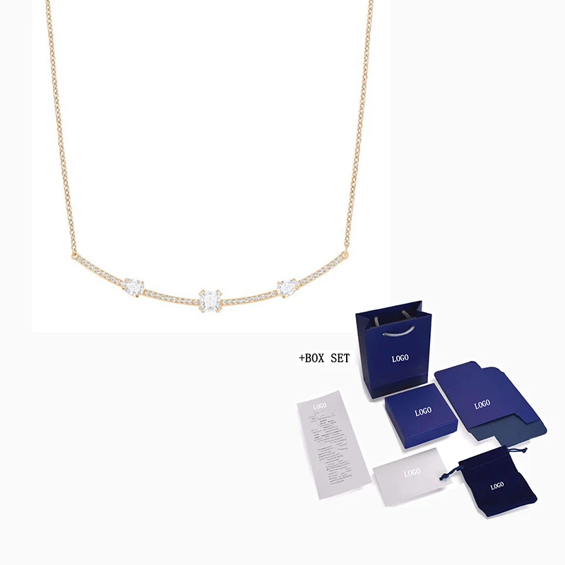 SWA new rose gold gray necklace, suitable for wife, mother's birthday, anniversary, mother's day romantic luxury classic jewelry
SWA new rose gold gray necklace, suitable for wife, mother's birthday, anniversary, mother's day romantic luxury classic jewelry