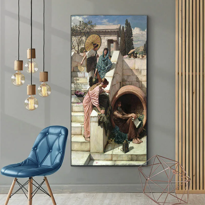 Citon William Waterhouse 》 Diogenes 》 картина маслом на холсте, всемирно известный художественный постер, картина, современное настенное искусство, Декор для дома
Citon William Waterhouse 》 Diogenes 》 картина маслом на холсте, всемирно известный художественный постер, картина, современное настенное искусство, Декор для дома