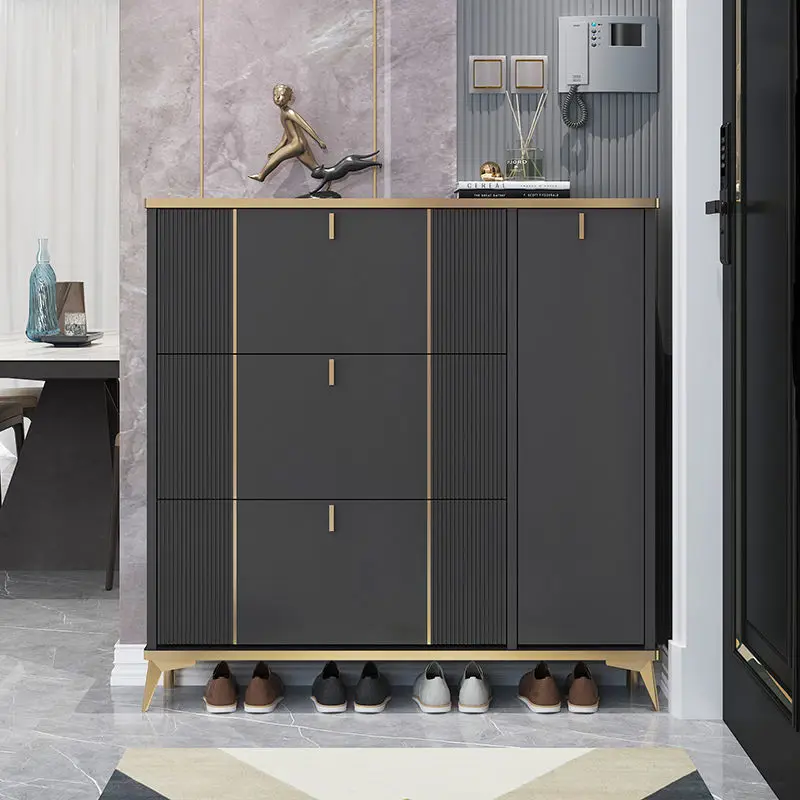 Light Luxury Shoe Cabinet Home Entrance Large Capacity Ultra-Thin 18cm Storage Shoe Rack Modern Porch Cabinet Wood Shoe Rack
Light Luxury Shoe Cabinet Home Entrance Large Capacity Ultra-Thin 18cm Storage Shoe Rack Modern Porch Cabinet Wood Shoe Rack