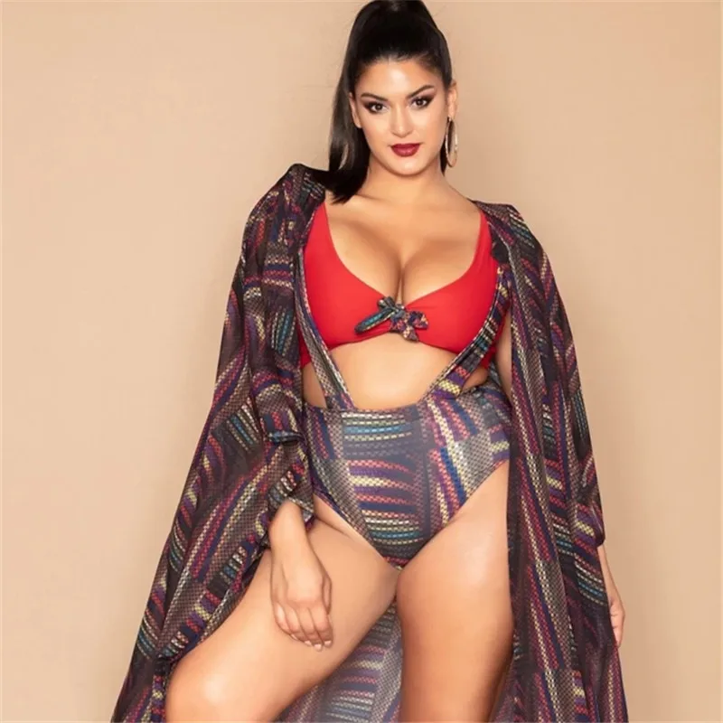 Plus Size Split Swimsuit Plus Size 2021 European and American Swimwear Striped High Waist Women Bikini 3Pieces Maillot De Bain
Plus Size Split Swimsuit Plus Size 2021 European and American Swimwear Striped High Waist Women Bikini 3Pieces Maillot De Bain