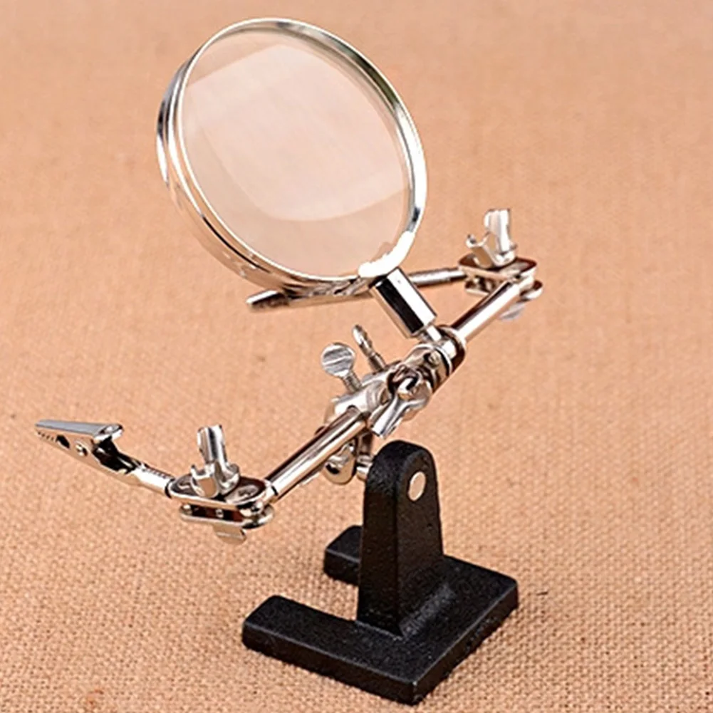 Jewelers Soldering Adjustable Portable Stable Detection Workshop Tool Electrician 5X Magnifier
Jewelers Soldering Adjustable Portable Stable Detection Workshop Tool Electrician 5X Magnifier