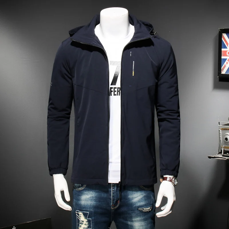 Размера плюс 8XL 7XL 6XL Новая зимняя мужская куртка с высокого качества ткани