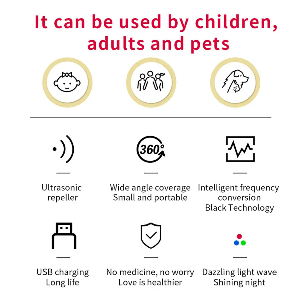 Pet Ultrasonic Flea Remover Collar Tick Repellent Lice Repeller For Dogs Cat USB Cleaning Tools Pest Control Products For Home
Pet Ultrasonic Flea Remover Collar Tick Repellent Lice Repeller For Dogs Cat USB Cleaning Tools Pest Control Products For Home