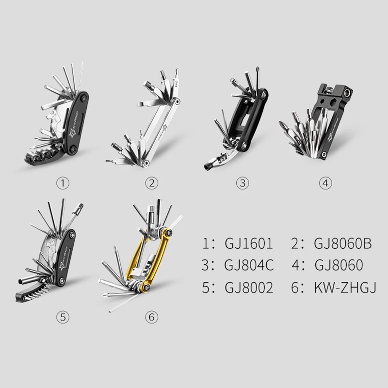 ROCKBROS 16 In 1 Bicycle Tools Sets Mountain Bike Bicycle Multi Repair Tool Kit Hex Spoke Wrench Mountain Cycle Screwdriver Tool
ROCKBROS 16 In 1 Bicycle Tools Sets Mountain Bike Bicycle Multi Repair Tool Kit Hex Spoke Wrench Mountain Cycle Screwdriver Tool