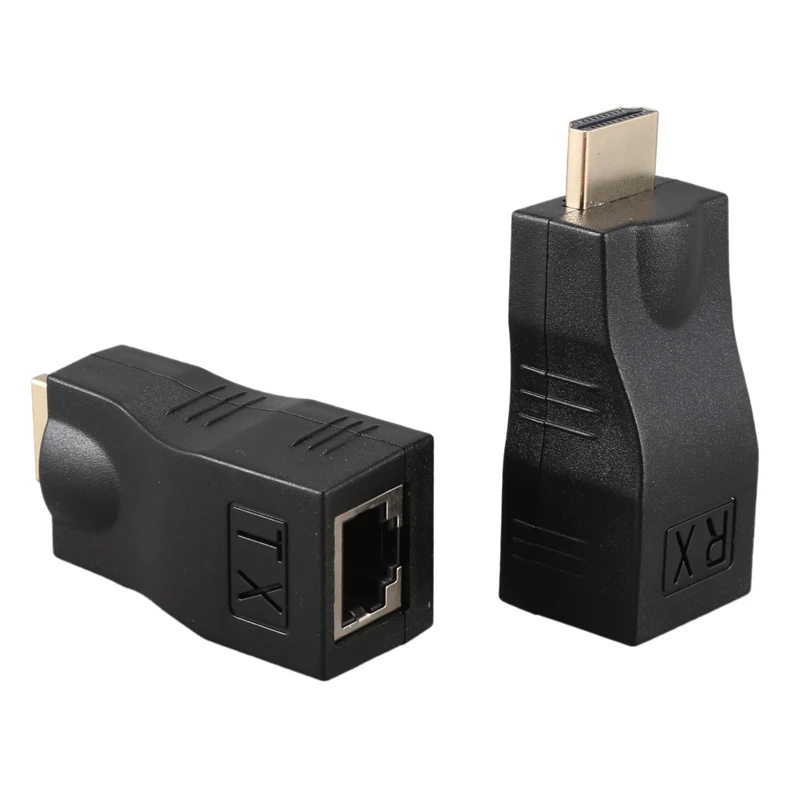 4K 3D HDMI 1.4 30M Extender to RJ45 Over Cat 5e/6 Network LAN Ethernet Adapter
4K 3D HDMI 1.4 30M Extender to RJ45 Over Cat 5e/6 Network LAN Ethernet Adapter
