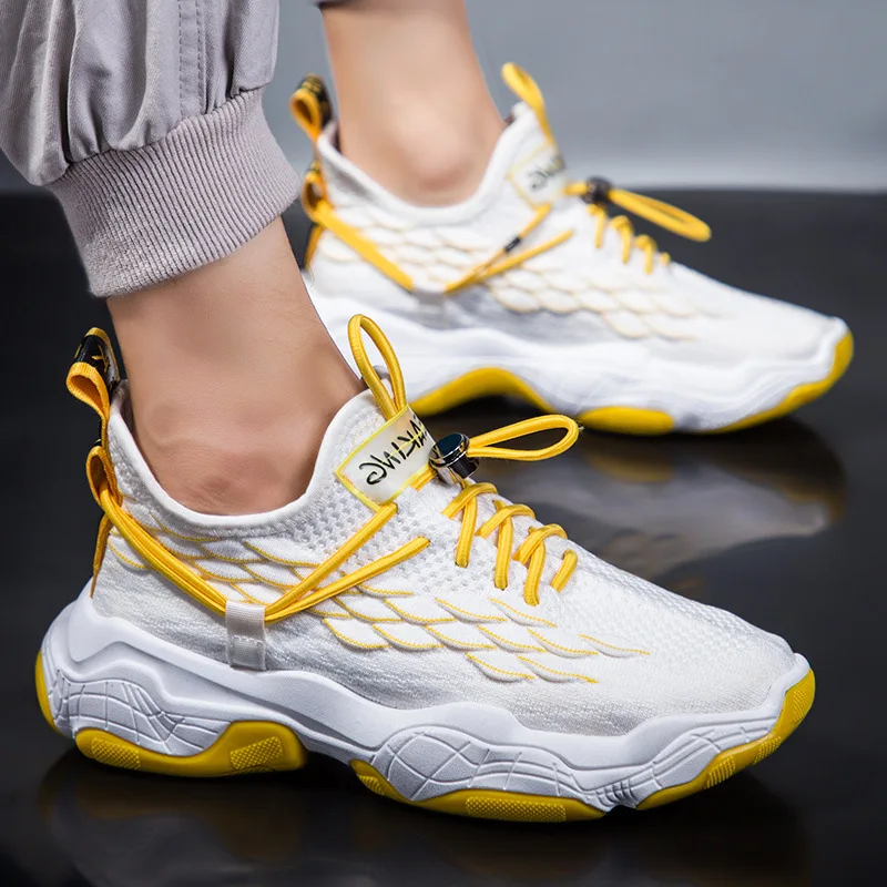 Vulcanized Shoes Male Sneakers Fashion Summer Air Mesh Breathable Thick bottom Sneakers Comfortable Walking Jogging Casual Shoes
Vulcanized Shoes Male Sneakers Fashion Summer Air Mesh Breathable Thick bottom Sneakers Comfortable Walking Jogging Casual Shoes