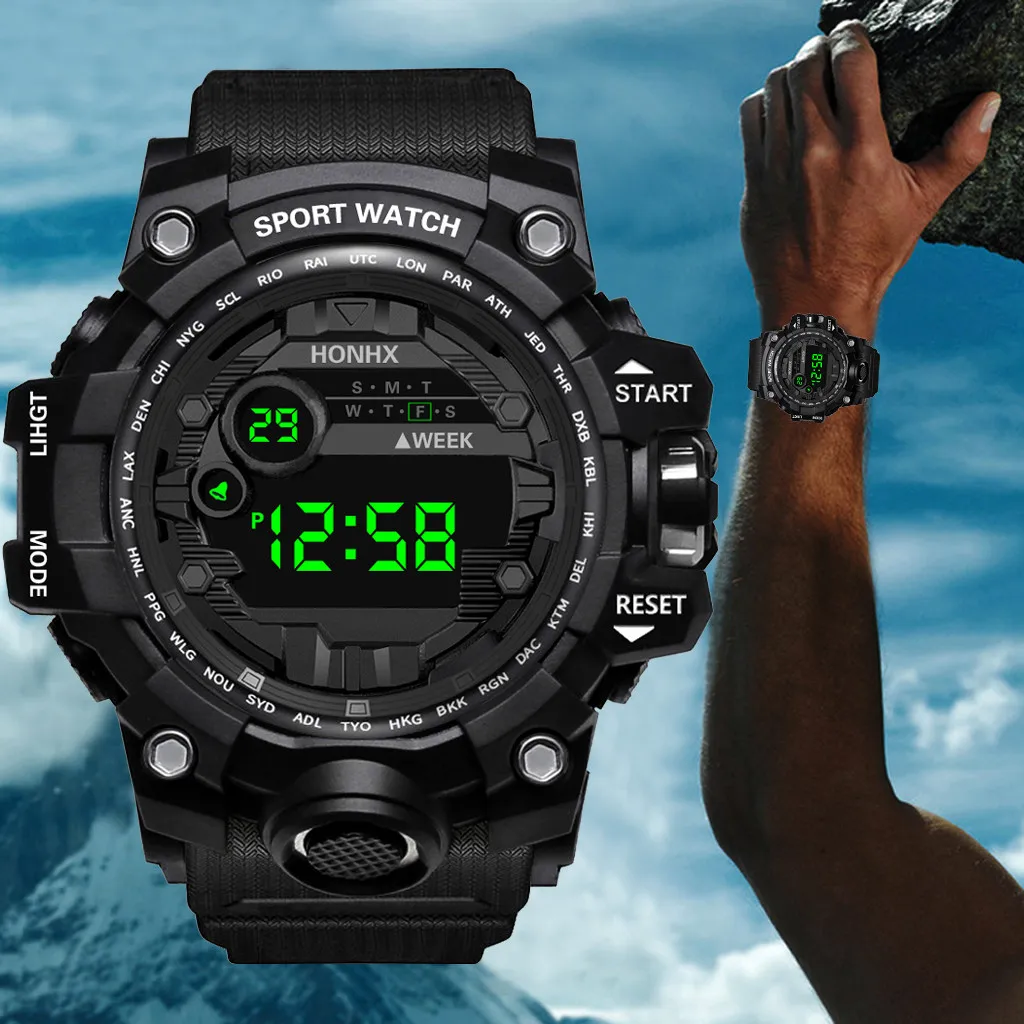 HONHX Relogio Masculino Luxury Mens Digital LED Watch Date Sport Men Outdoor Electronic Watch Watches Digital Military Hot Q
HONHX Relogio Masculino Luxury Mens Digital LED Watch Date Sport Men Outdoor Electronic Watch Watches Digital Military Hot Q