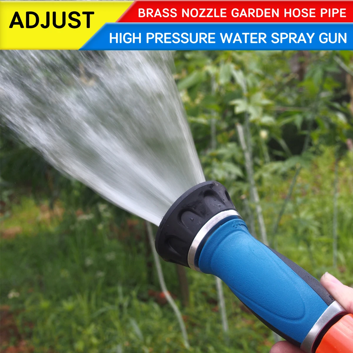 Высокая Давление водяная спрей пушка медное сопло трубы Регулируемая Установка поливка газона Сада Садовый Легковесный шланг для мытья ма... 
Высокая Давление водяная спрей пушка медное сопло трубы Регулируемая Установка поливка газона Сада Садовый Легковесный шланг для мытья ма...