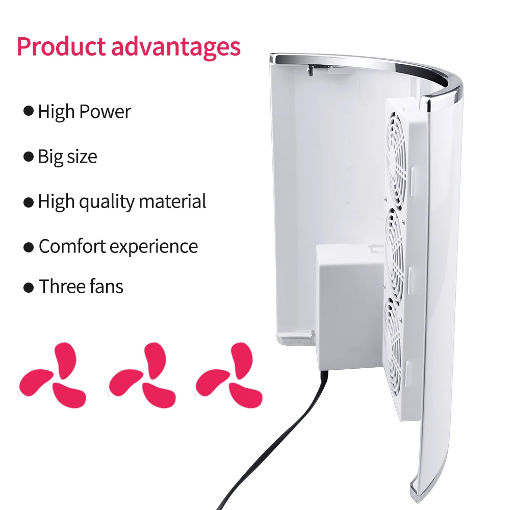 Nail Suction Dust Collector Low Noisy 3 Fans Strong Suction Nail Vacuum Cleaner Manicure Tools with 2 Bags Equipment
Nail Suction Dust Collector Low Noisy 3 Fans Strong Suction Nail Vacuum Cleaner Manicure Tools with 2 Bags Equipment