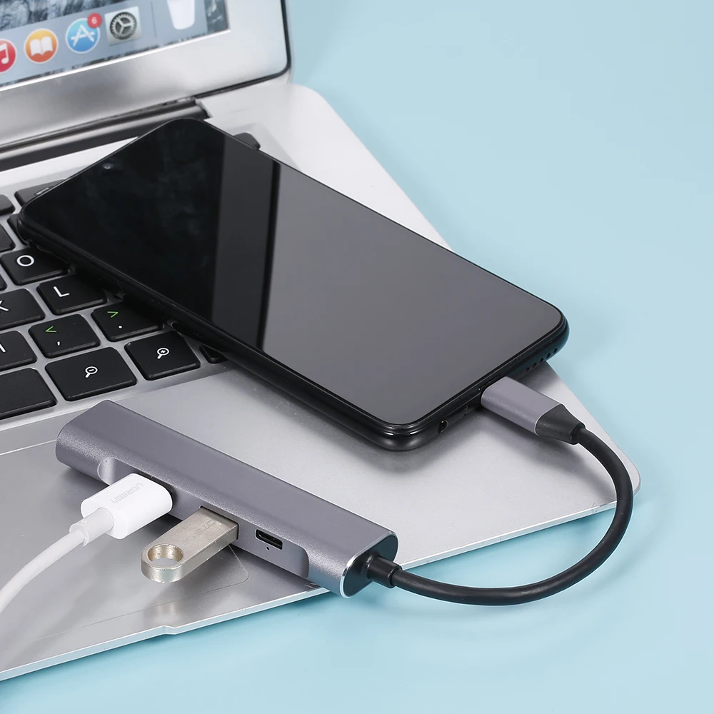 4-in-1 USB-C Hub USB3.0 USB2.0 Type-C to HD Converter PD Quick Charge USB HUB C HUB Adapter Splitter for MacBook Pro Accessories
4-in-1 USB-C Hub USB3.0 USB2.0 Type-C to HD Converter PD Quick Charge USB HUB C HUB Adapter Splitter for MacBook Pro Accessories