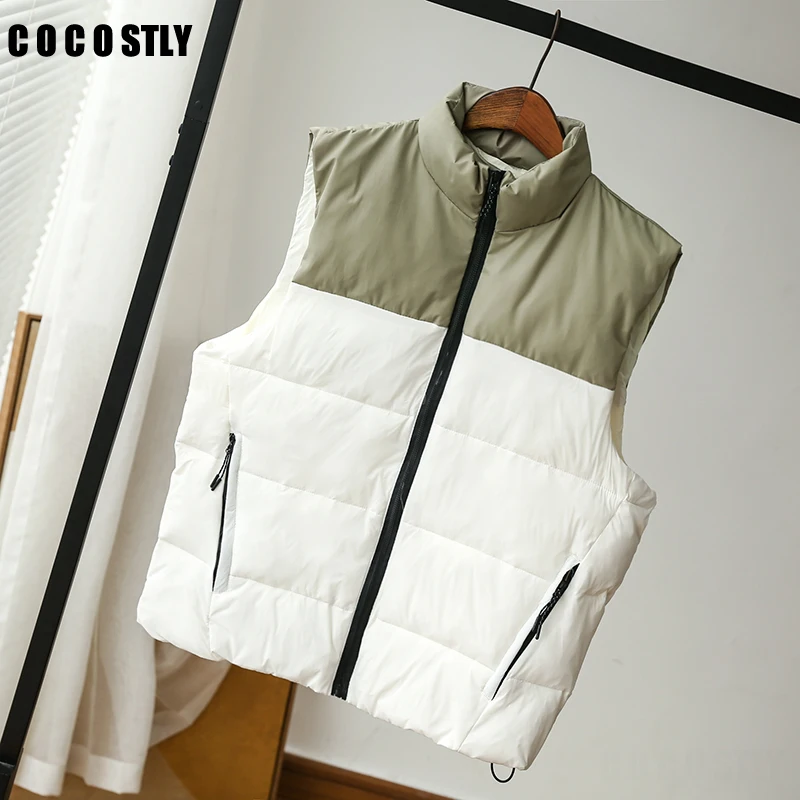 Autumn Winter Men Vest Fashion Patchwork Vest Coat Casual Zipper Warm Sleeveless Jacket Male Warm Waistcoats casaca hombre
Autumn Winter Men Vest Fashion Patchwork Vest Coat Casual Zipper Warm Sleeveless Jacket Male Warm Waistcoats casaca hombre